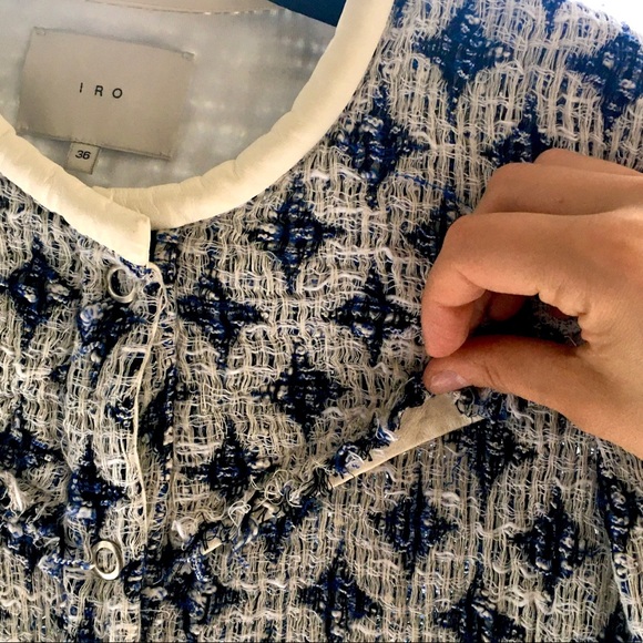 IRO Handi jacket sz fr 36 - Picture 6 of 9